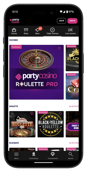 Gameplay partycasino