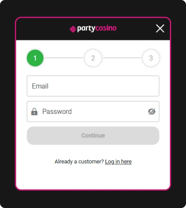 Gameplay partycasino