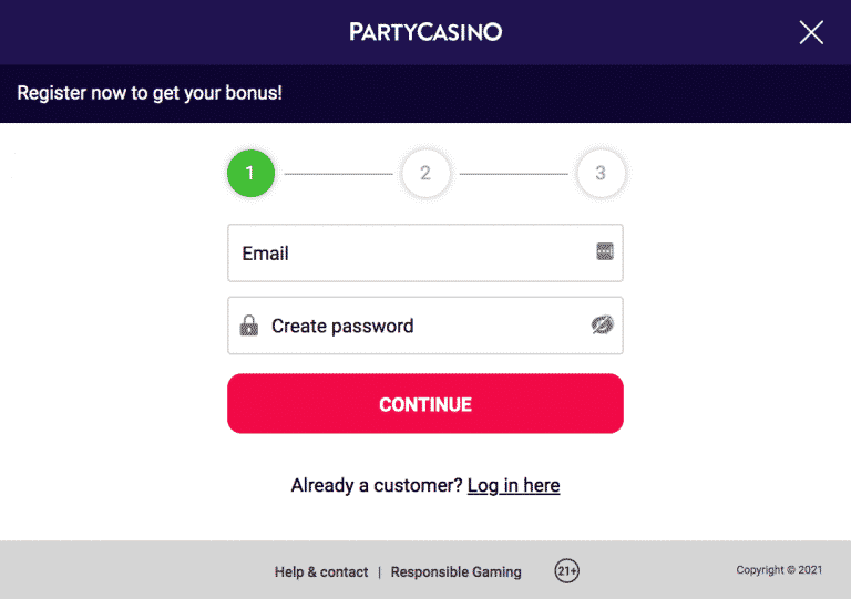 Gameplay partycasino