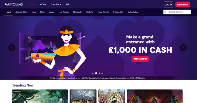 Gameplay partycasino